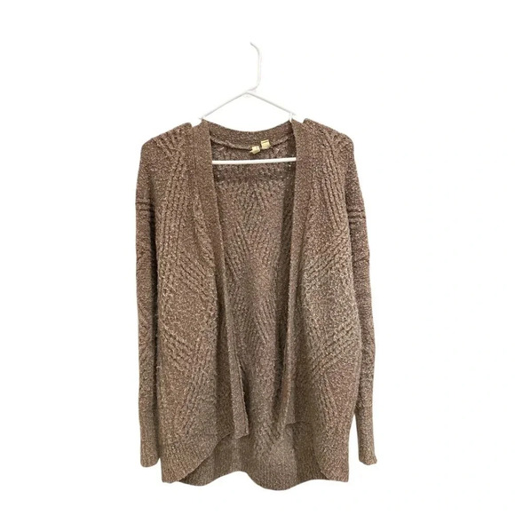 Anthropologie Moth Alpaca Wool Blend Open Front Cardigan Size XS, Pre-Owned. - Picture 1 of 7